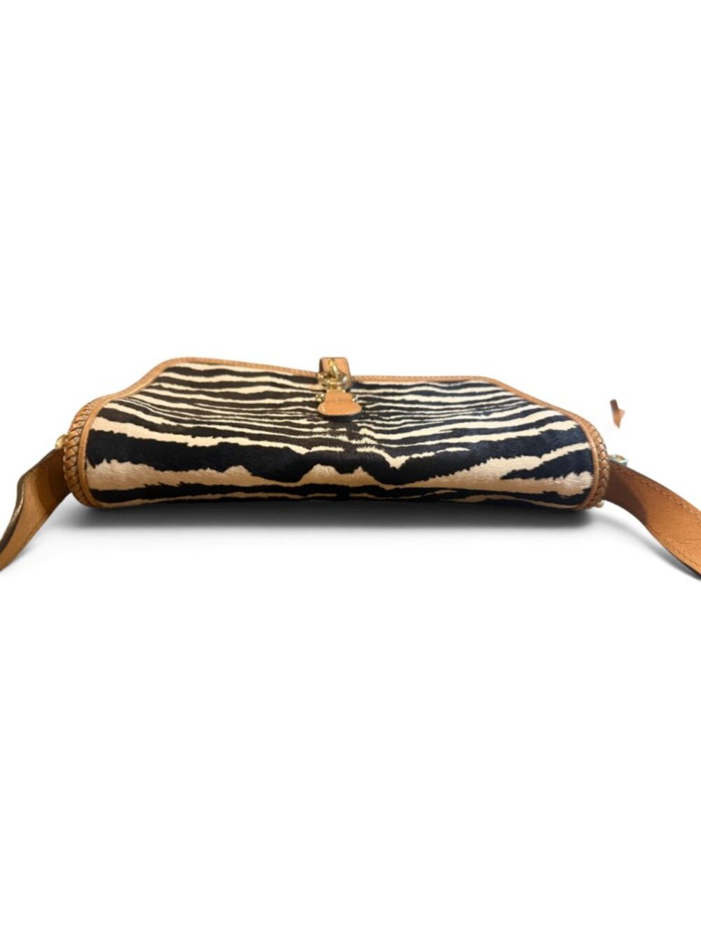 Gucci Marrakech Zebra Print Pony Hair Messenger Flap Bag with COA - Picture 8 of 15